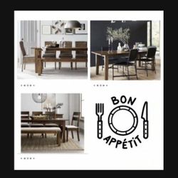 Crate & Barrel Dinning Table