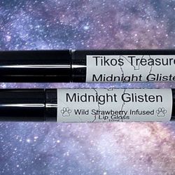 Midnight Glisten – Extreme Sparkle Lip Glaze – Hydrating & High-Shine
