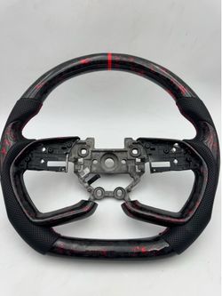 HYUNDAI ELANTRA MISTRA Carbon Fiber Steering Wheel Modification Flat 2021-2025