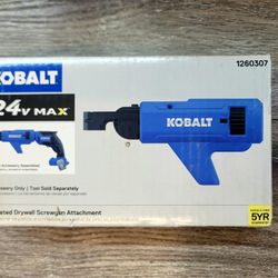 = Kobalt 24V MAX Collated Drywall Screwgun Attachment Bare Accessory KDSA 124-03 (BRAND NEW FACTORY SEALED)