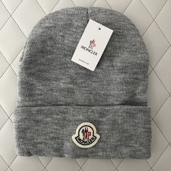 Grey Moncler Beanie 