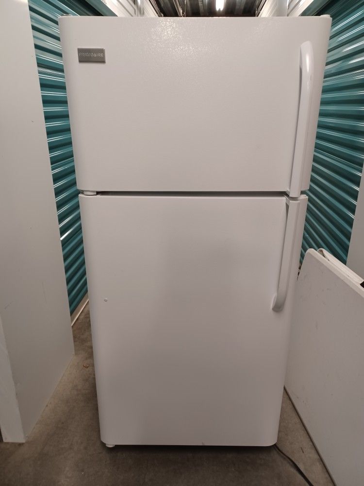 WHITE GARAGE FRIDGE
