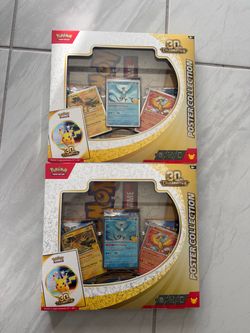 2 x Pokemon 30th Anniversary Poster Collection