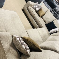 Three Piece Reversible Chaise Sectional!
