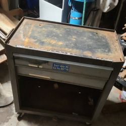 Beat Up Rolling Tool Box