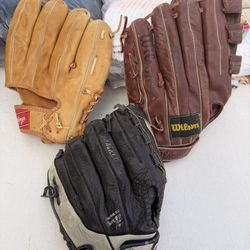3 Baseball ⚾️  Gloves   $60  for all