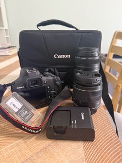 Canon Rebel T7 Camera Bundle with Two Lenses
