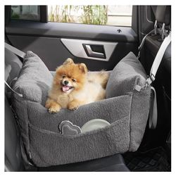 Dog Booster Safety Seat  with Straps & Memory Foam