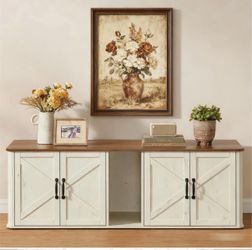 TV Stand Cat Litter Box