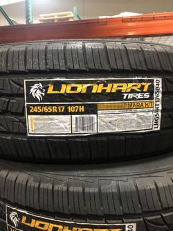 Brand New Tires (1) Lionhart Imara H/T (P245/65R17) (Single) ($95)