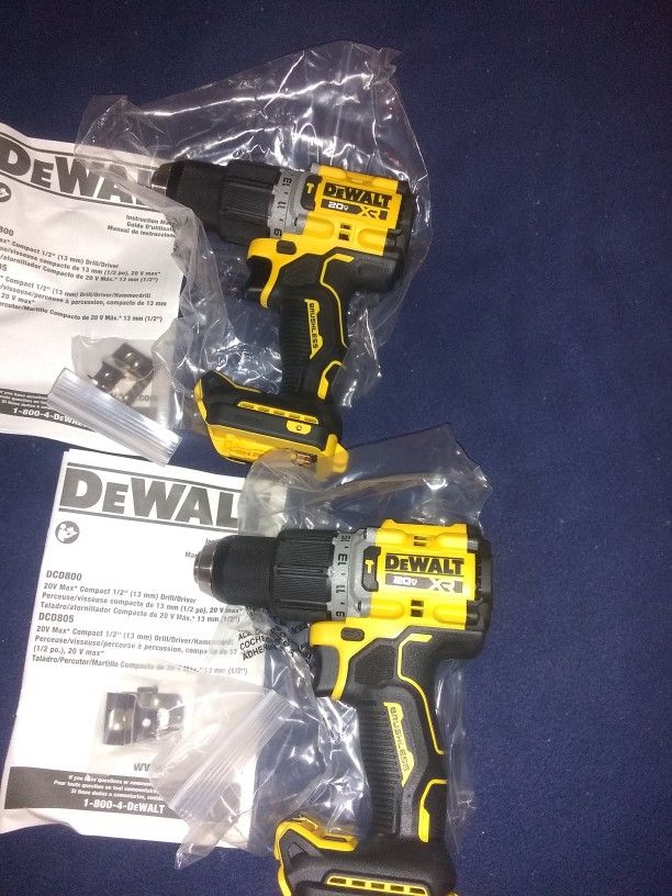 DeWalt XR Brushless Compact Atomic Hammer Drills $80 Each
