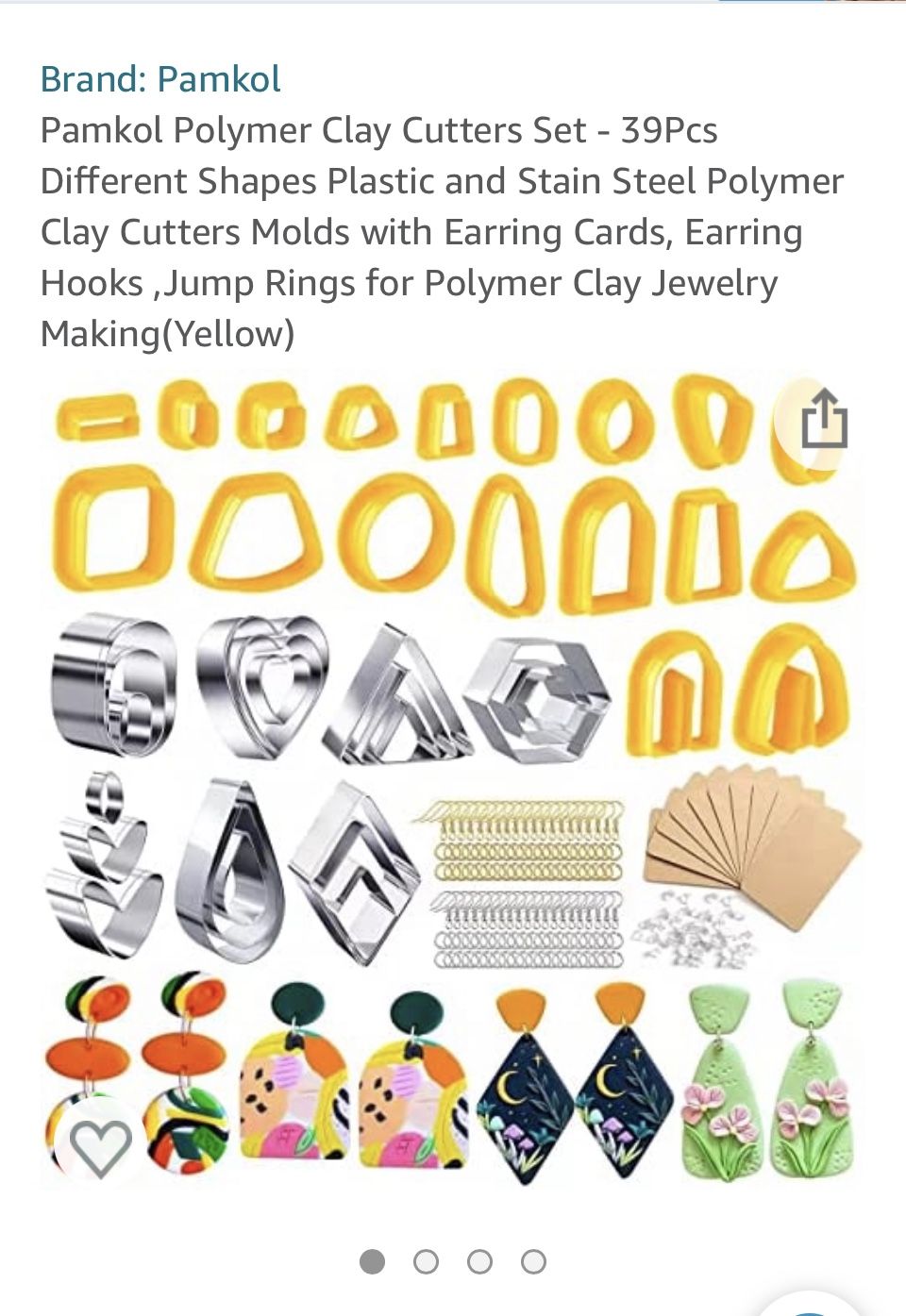 Clay Cutter Set 39 Pc Craft Jewelry