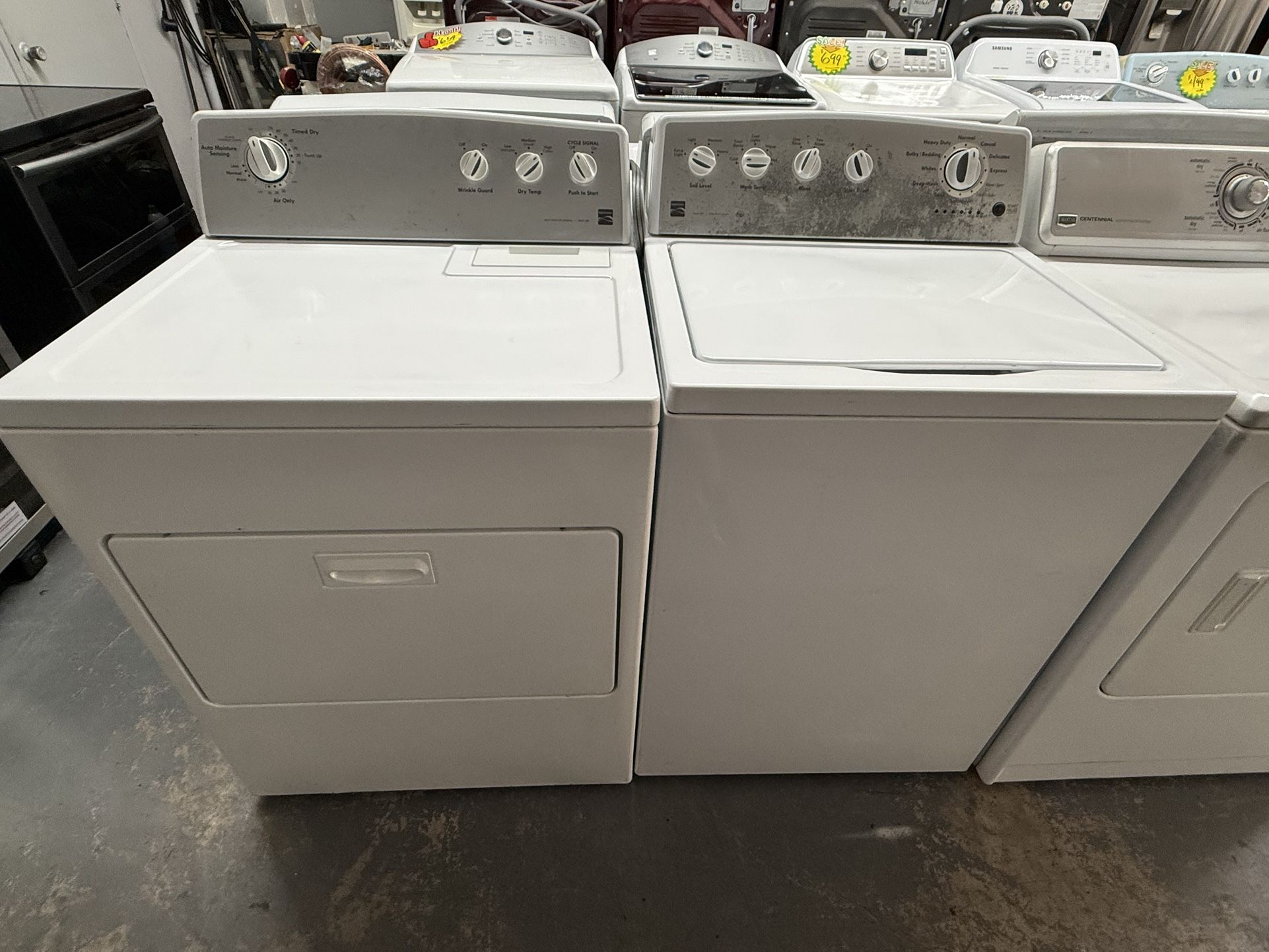 Kenmore Agitator Washer & Dryer Set