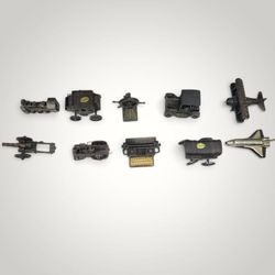Vintage Die-Cast Miniature Pencil Sharpeners (10-Piece Set)