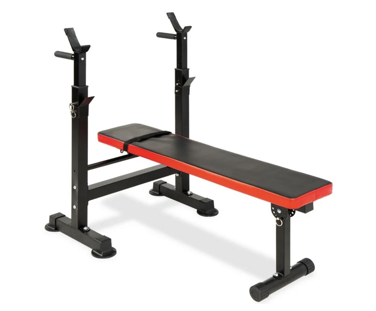 Adjustable Folding Weight Bench w/ Barbell Rack – New in Box 🏋️‍♂️💪