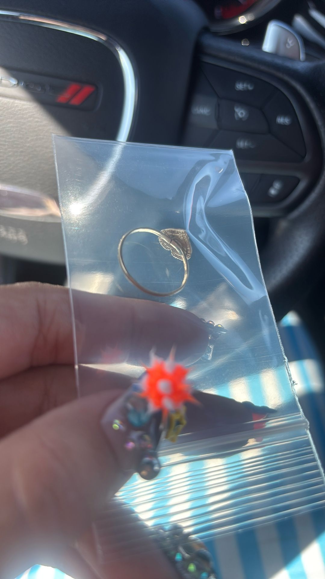 10k Gold Heart Nugget Ring