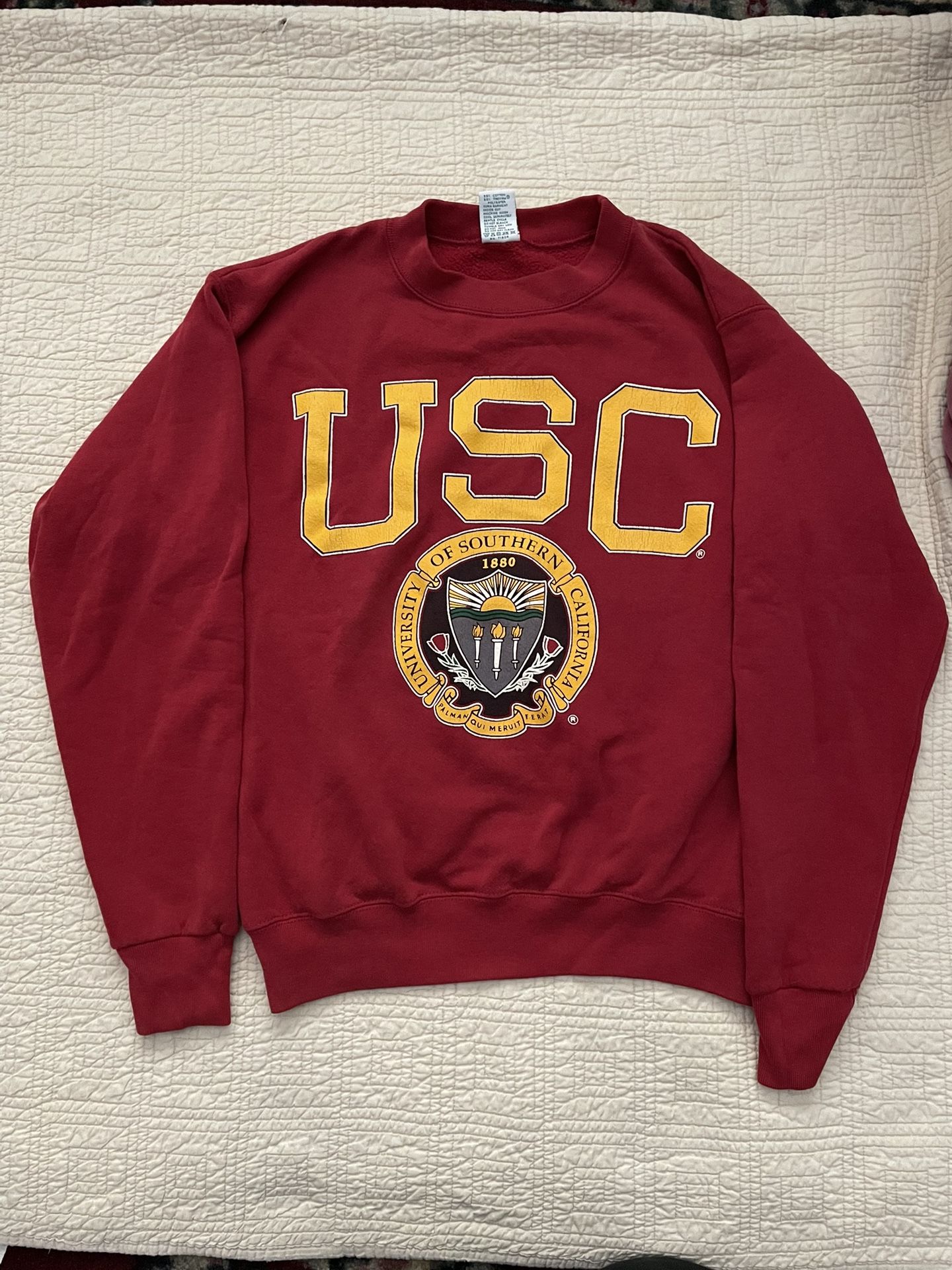 Vintage Crewneck USC University Southern California Trojans Sweatshirt Size: Medium