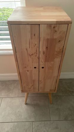 Natural Signature Wooden Storage Cabinet