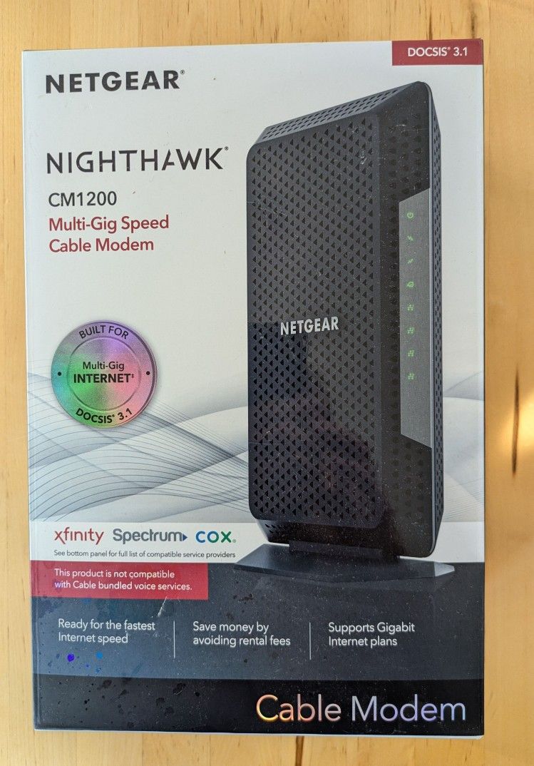Netgear Nighthawk CM1200 Cable Modem