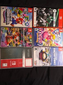 Nintendo Switch Game Lot – Mario Kart 8, Mario Wonder, Mario Party Jamboree + More