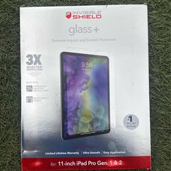 Invisible shield Glass + for 11” IPad Pro gen 1 & 2