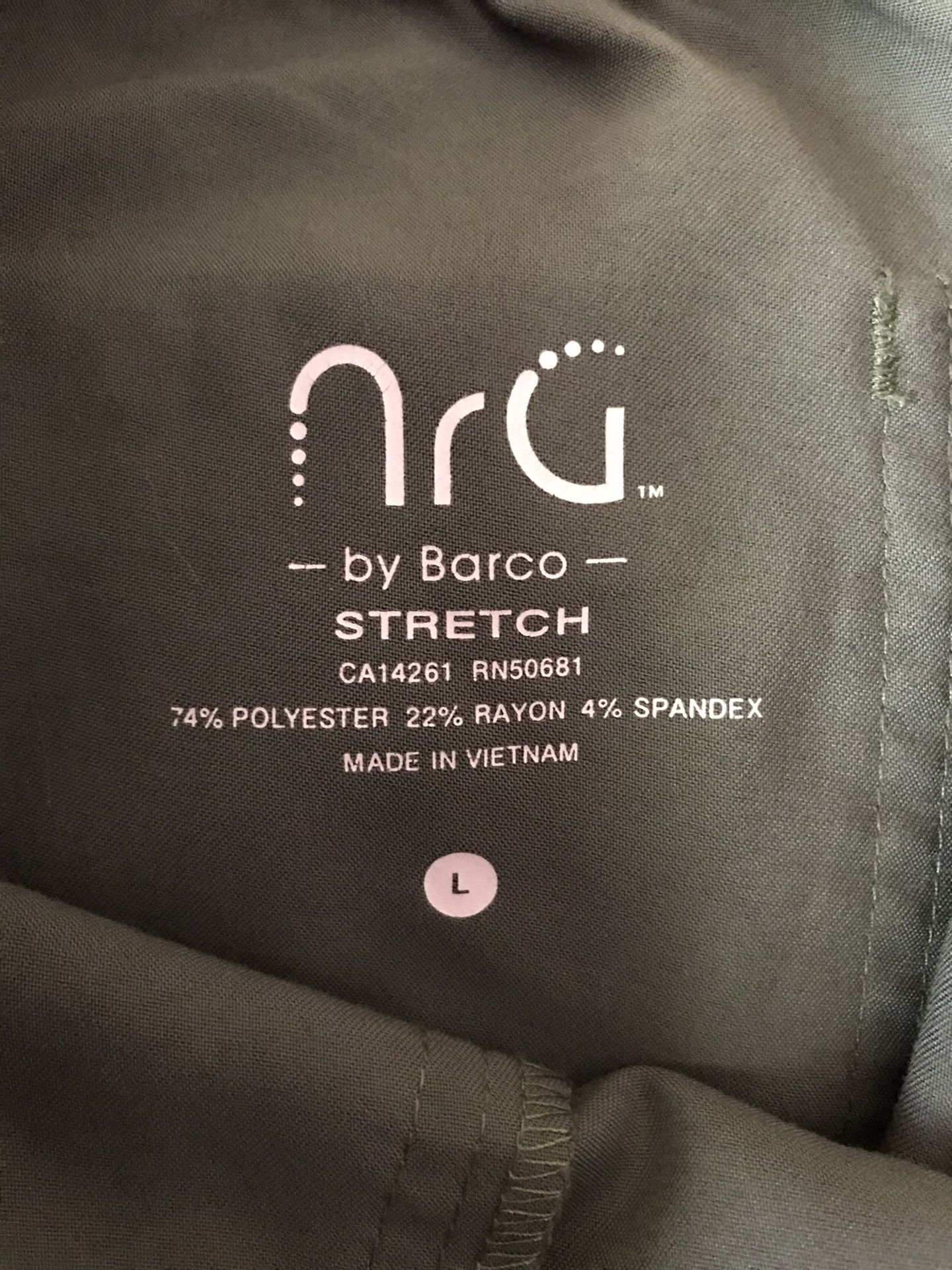 Scrubs, like new pants, woman size L, $12