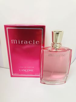 100 % authentic miracle lancome perfume for women 3.4oz (100ml). Original brand new in the box