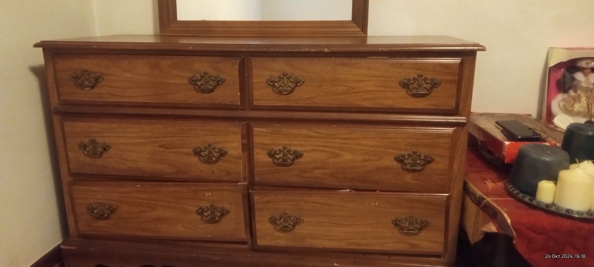 Dresser And Mirror