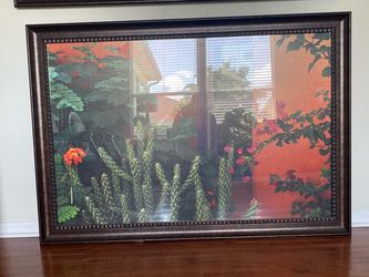 Wall tapestry photos & frame