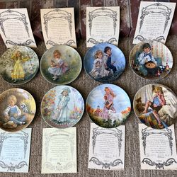 Vintage Mother Goose collectible plates (complete set of 8)