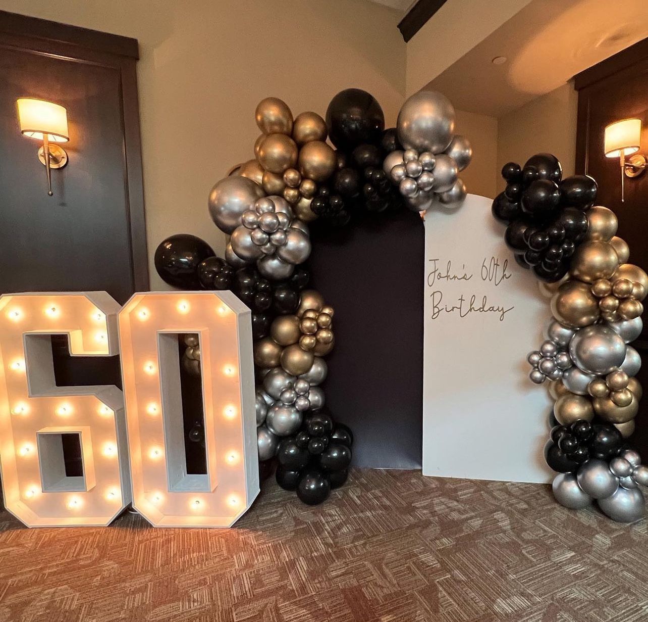 Balloon Backdrop Decoration 🎉