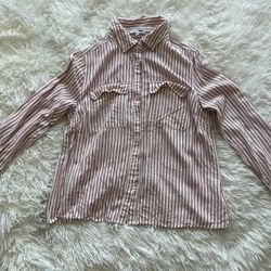 striped work shirt