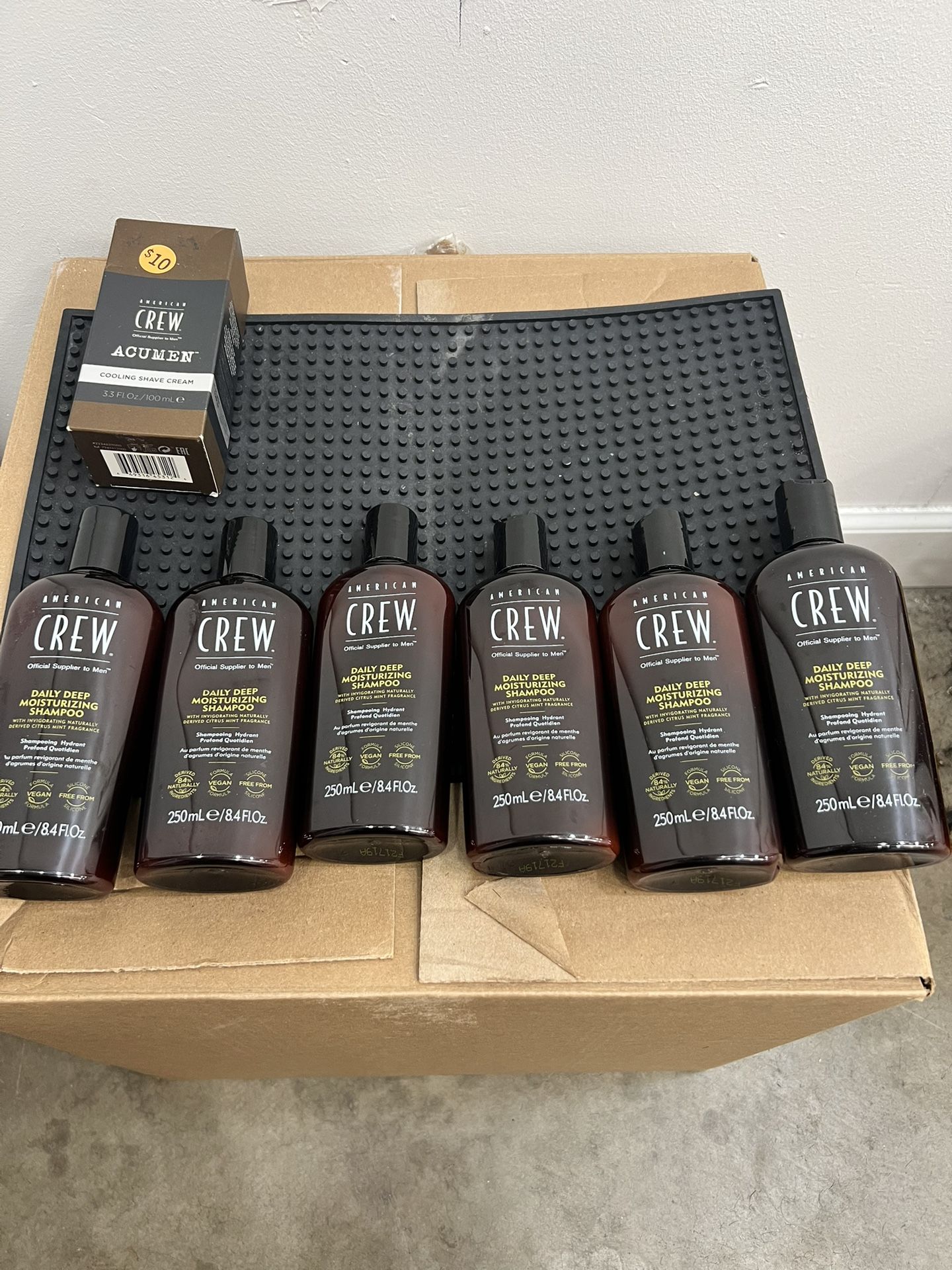 Crew Shampoo,Hair Straightener ,Blow Dry Brush