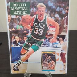 Larry Bird Celtics NBA basketball Beckett magazine 