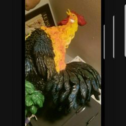 Oh so colorful rooster for your kitchen will liven Up!!