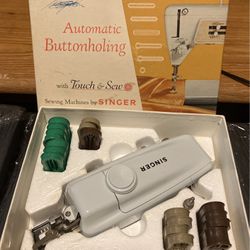 Vintage Singer Automatic Buttonholing Attachment