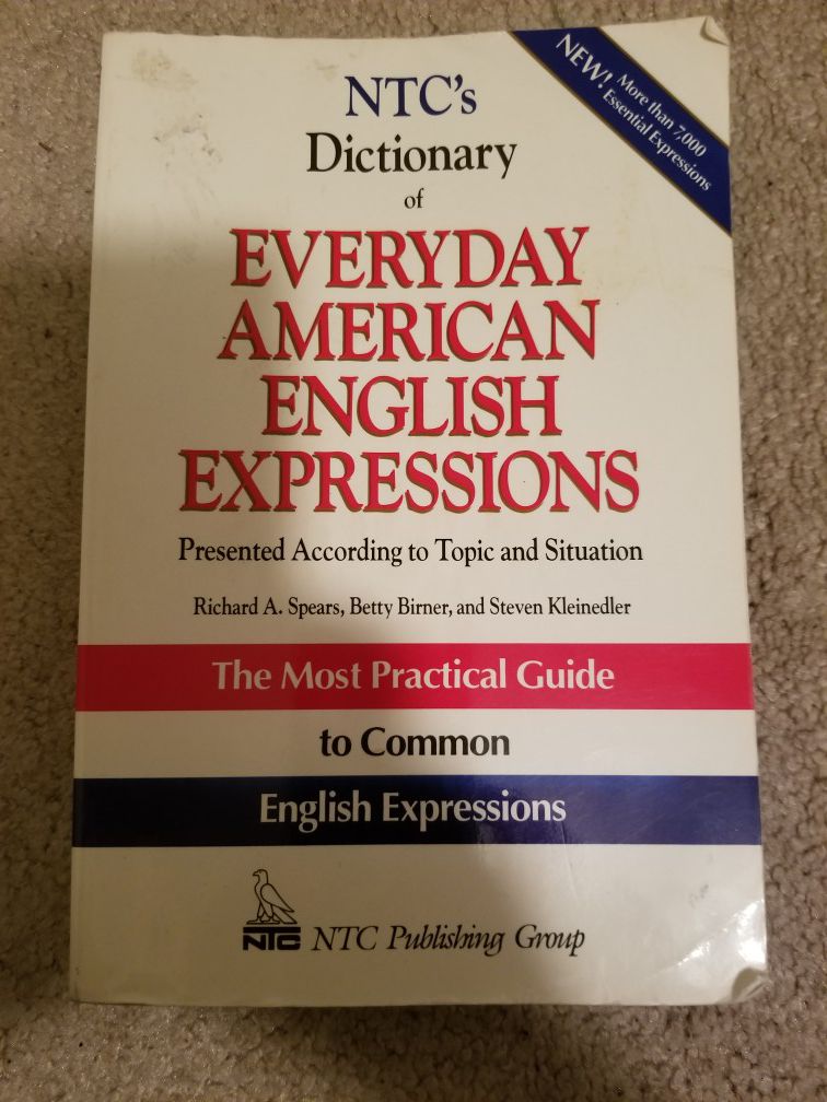 Everyday Anerican English Expressions Book