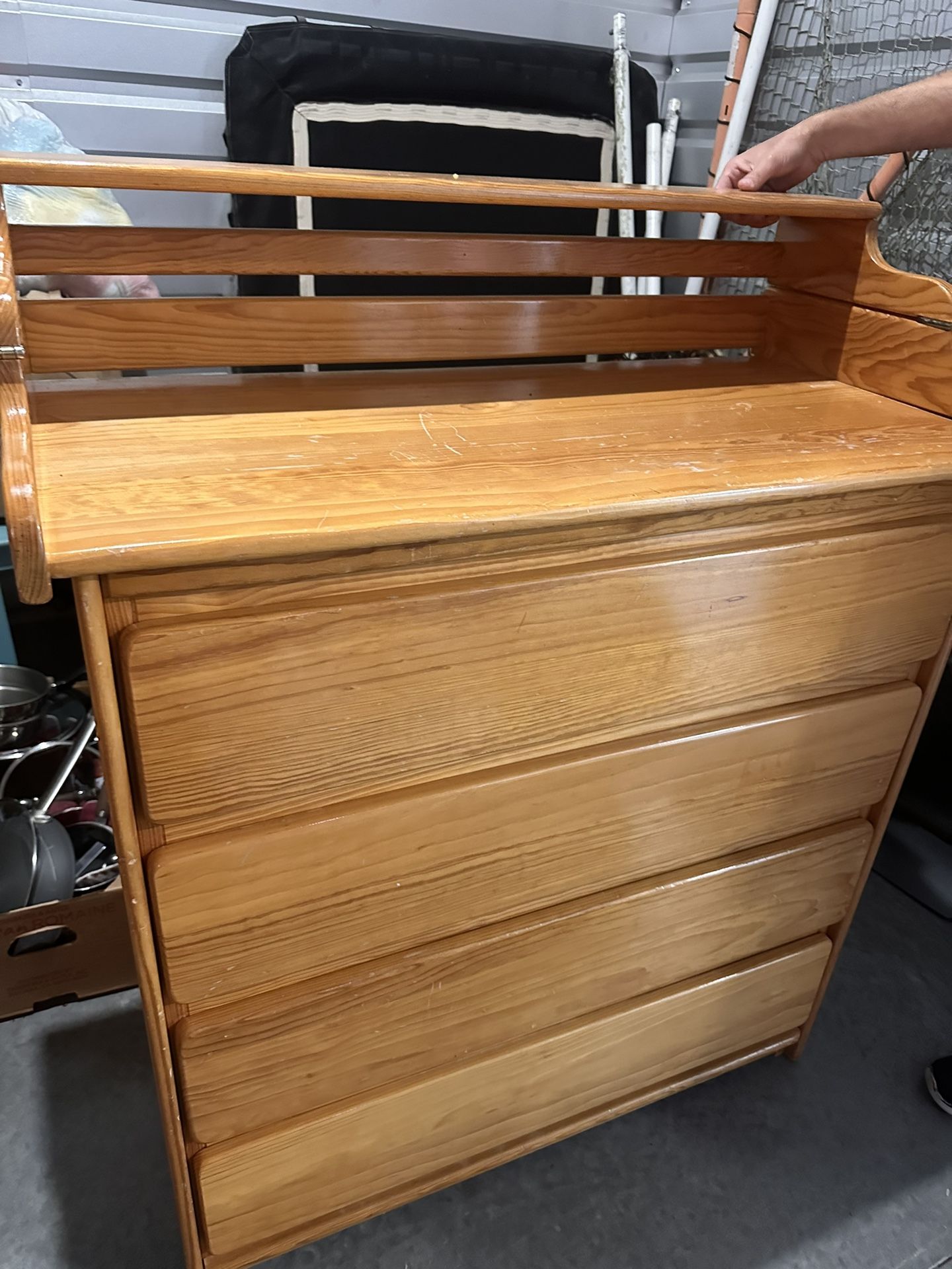 Dresser With Baby Changing Table Top