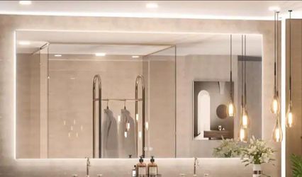 Keonjinn 48" X 30" Bathroom Light 3-Color Select LED Backlit Mirror