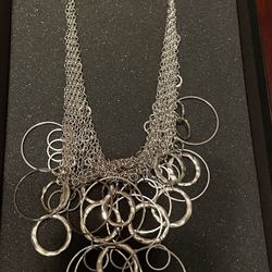 Silver Dangling Necklace