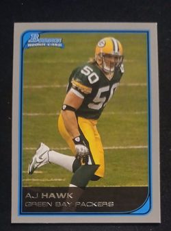 AJ HAWK Bowman Football Card RC Packers