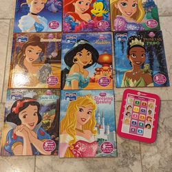 Disney Princess ME READER with 8 Books Electronic Story Reader / Works Great