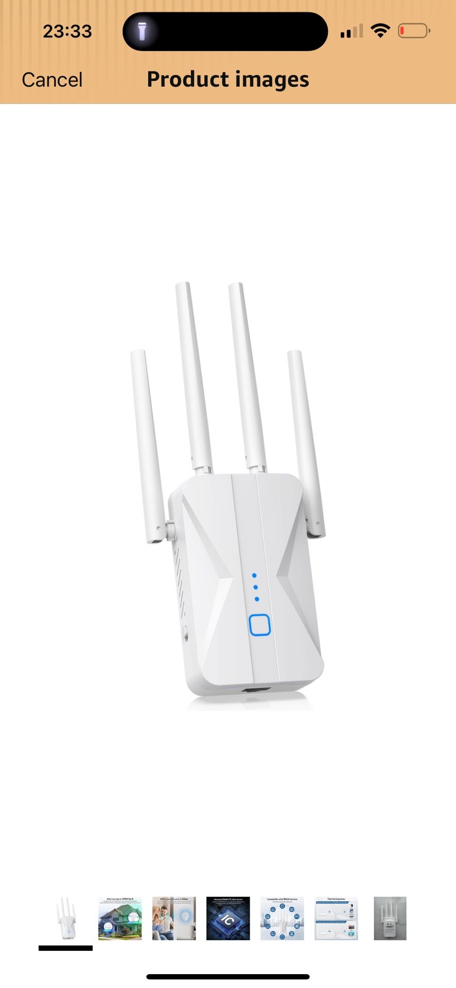 Brand New WiFi Extender Signal Booster, 2025 WiFi Extender AC1200Mbps Dual Band (5.8GHz/2.4GHz), WiFi Booster with Ethernet Port