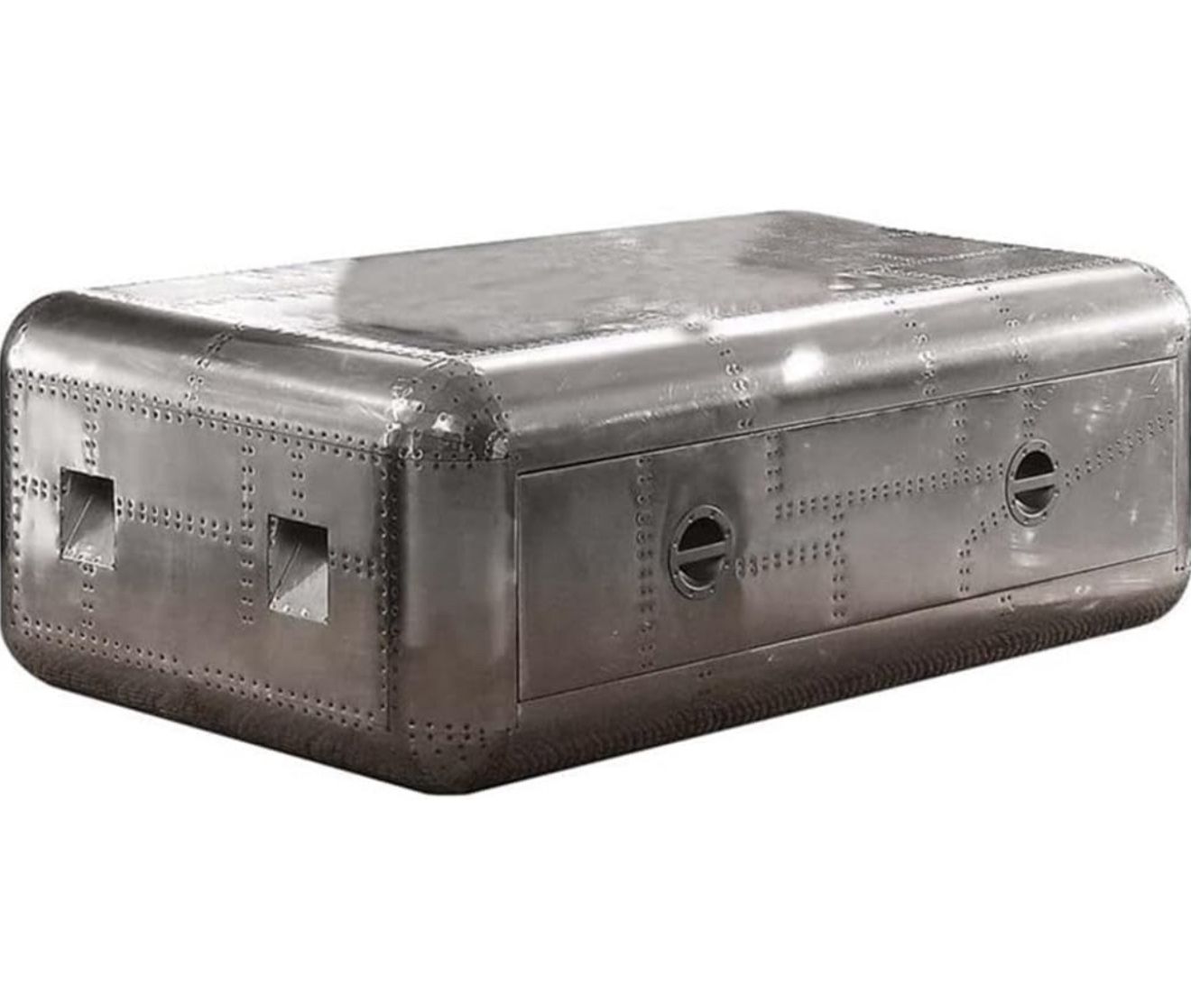 Square Coffee Table in Aluminum