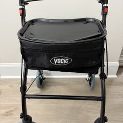 Narrow, lightweight walker. For small spaces.   New.  Never used.  Measurements are in the photos.  