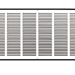 Handua 30"W x 14"H [Duct Opening Size] Steel Return Air Grille | Vent Cover Grill for Sidewall and Ceiling, White