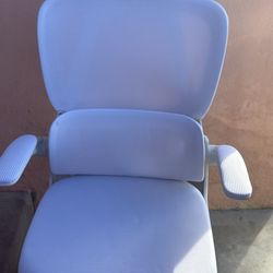 White Mesh Computer Desk Or Gaming Chair