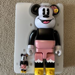 Bearbrick x Disney Box Lunch Minnie 100% & 400% Set