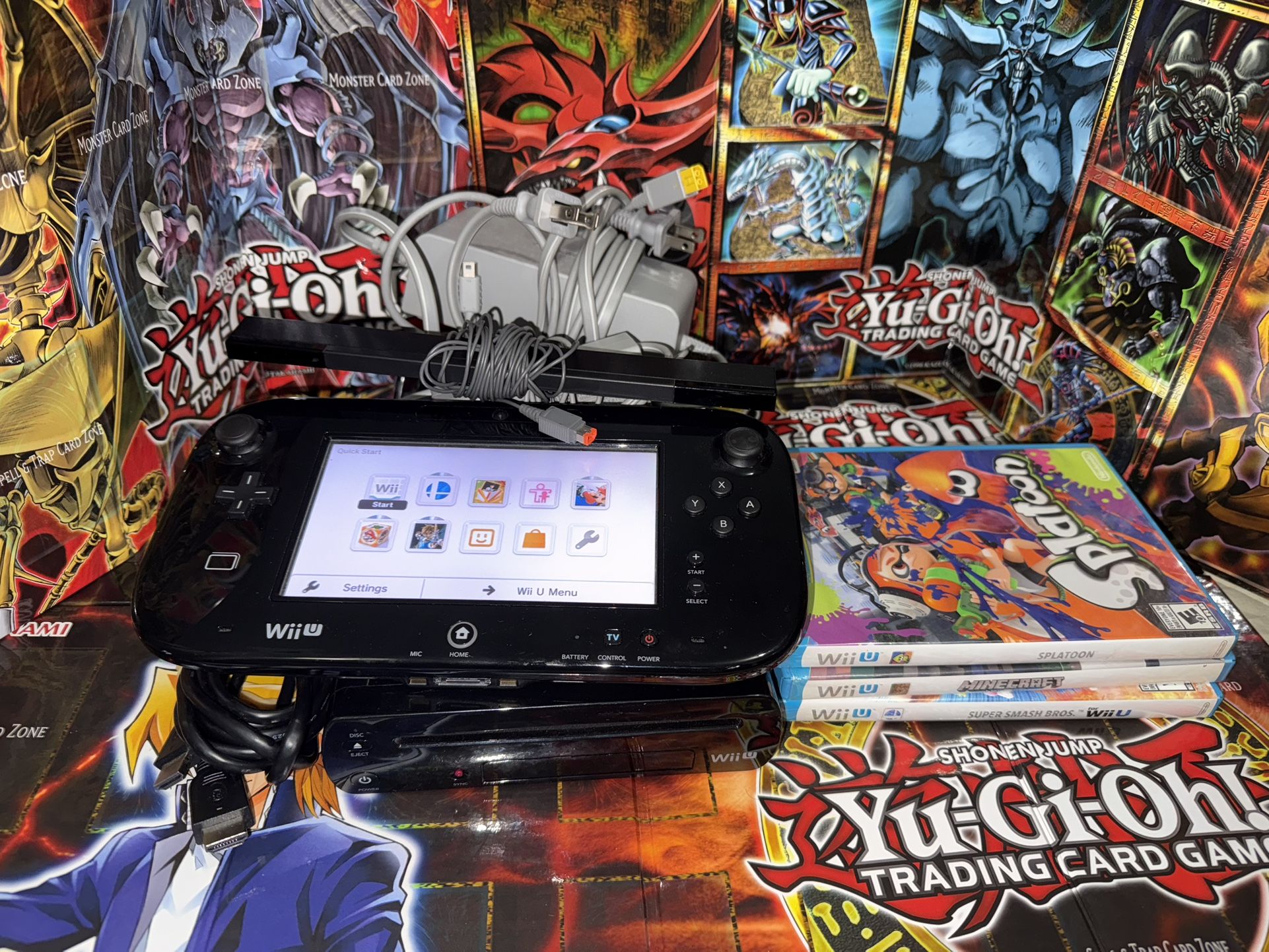Nintendo Wii U Console with Games