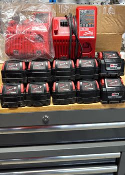 Milwaukee M18 Batteries and chargers